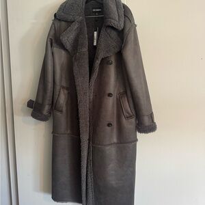 Steve Madden Gray Teddy Jacket